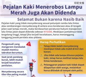 Pejalan Kaki Menerobos Lampu Merah Juga Akan Didenda Selamat Bukan karena Nasib Baik