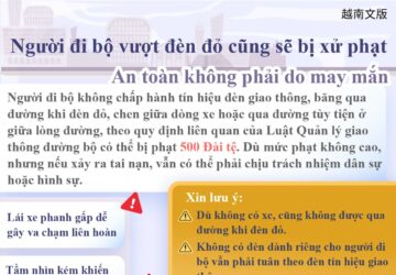 Người đi bộ vượt đèn đỏ cũng sẽ bị xử phạt An toàn không phải do may mắn