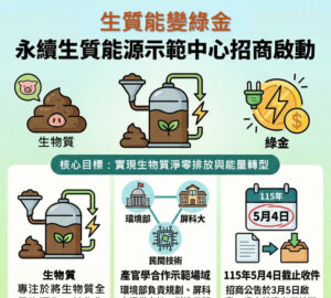 環境部攜手屏科大打造生質能示範中心 公告招商
