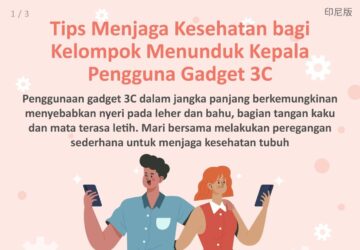 Tips Menjaga Kesehatan bagi Kelompok Menunduk Kepala Pengguna Gadget 3C