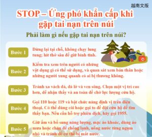 STOP – Ứng phó khẩn cấp khi gặp tai nạn trên núi