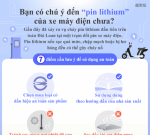 Bạn có chú ý đến “pin lithium” của xe máy điện chưa?