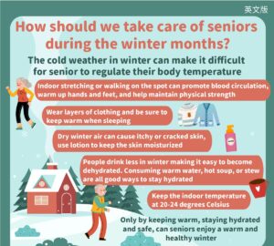 How should we take care of seniors during the winter months?