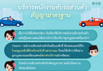 บริการพนักงานขับรถส่วนตัวสัญญามาตรฐาน