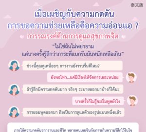 เมื่อเผชิญกับความกดดันการขอความช่วยเหลือคือความอ่อนแอ ?