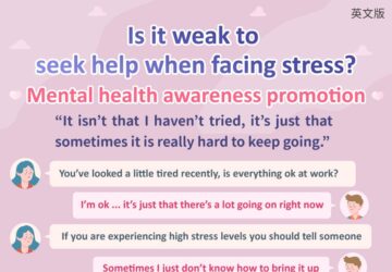 Is it weak to seek help when facing stress?