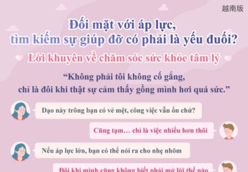 Đối mặt với áp lực, tìm kiếm sự giúp đỡ có phải là yếu đuối?