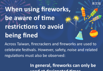 When using fireworks, be aware of time restrictions to avoid being fined