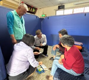 模擬收容保全住戶及輕傷處理情形