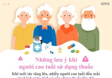 Những lưu ý khingười cao tuổi sử dụng thuốc