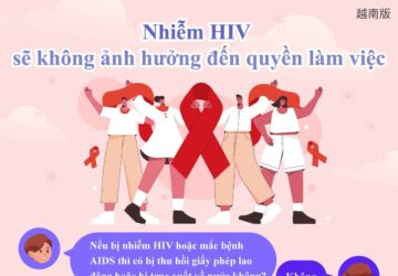 Nhiễm HIV sẽ không ảnh hưởng đến quyền làm việc