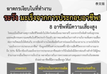 ฆาตกรเงียบในที่ทำงาน ระวัง มะเร็งจากการประกอบอาชีพ! 8 อาชีพที่มีความเสี่ยงสูง