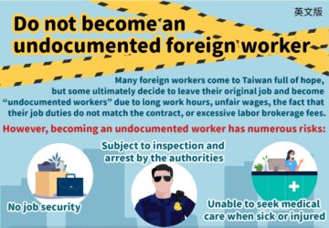 Do not become an undocumented foreign worker