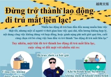 Đừng trở thành lao động di trú mất liên lạc!