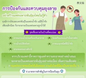 การป้องกันและควบคุมยุงลาย - อย่าสร้างแหล่งเพาะพันธุ์ยุงโดยไม่รู้ตัว