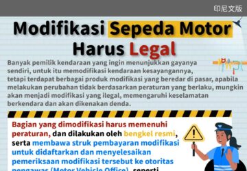 Modifikasi Sepeda Motor Harus Legal