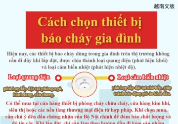 Cách chọn thiết bị báo cháy gia đình