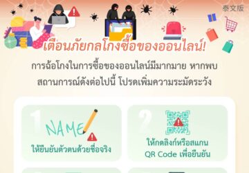 เตือนภัยกลโกงซื้อของออนไลน์!