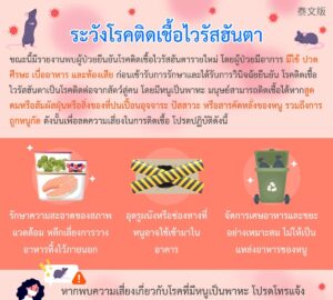 ระวังโรคติดเชื้อไวรัสฮันตา