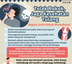 Tolak Rokok, Jaga Kesehatan Tulang
