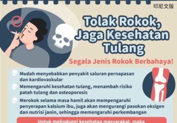 Tolak Rokok, Jaga Kesehatan Tulang