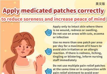 Apply medicated patches correctly to reduce soreness and increase peace of mind