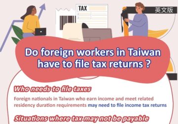 Do foreign workers in Taiwan have to file tax returns ?