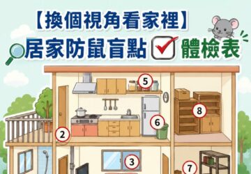 如何防治居家鼠患？ 掌握「三不」要點 杜絕老鼠進入家中躲避。圖／環境部