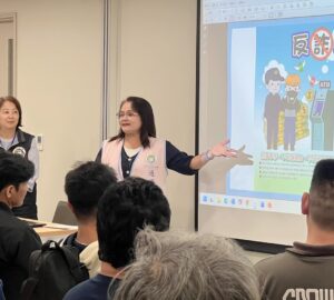 移民署攜手企業宣導反詐 結合泰語通譯提升移工防詐力。圖／移民署
