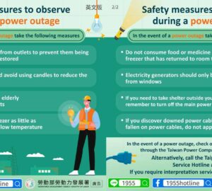 Safety measures to observe during a power outage