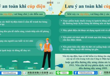 Lưu ý an toàn khi cúp điện