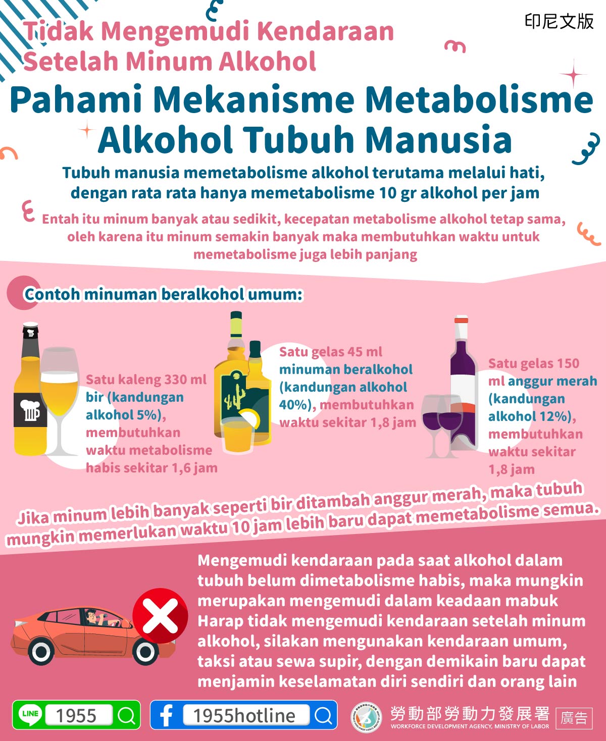 Tidak Mengemudi Kendaraan Setelah Minum Alkohol - Pahami Mekanisme Metabolisme Alkohol Tubuh Manusia
