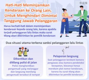 Hati-Hati Meminjamkan Kendaraan ke Orang Lain, Untuk Menghindari Dimintai Tanggung Jawab Pelanggaran