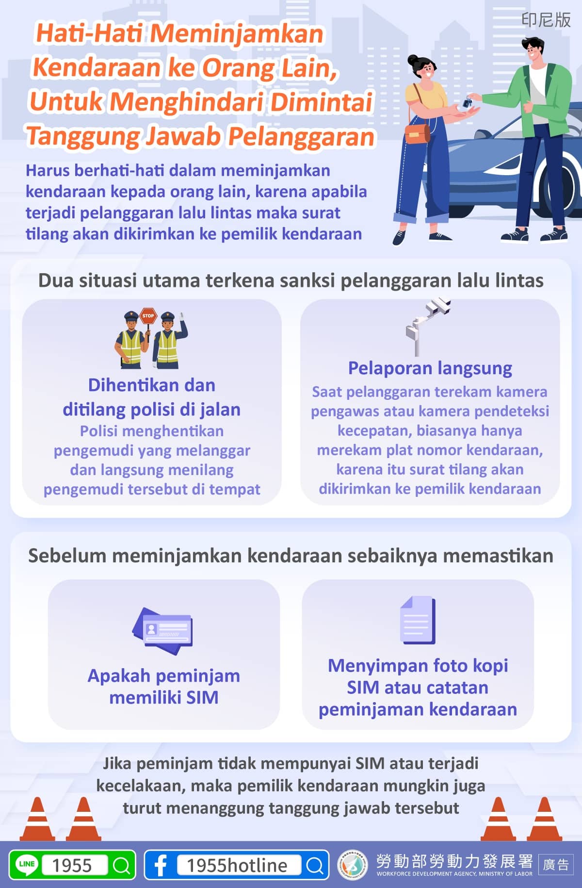 Hati-Hati Meminjamkan Kendaraan ke Orang Lain, Untuk Menghindari Dimintai Tanggung Jawab Pelanggaran