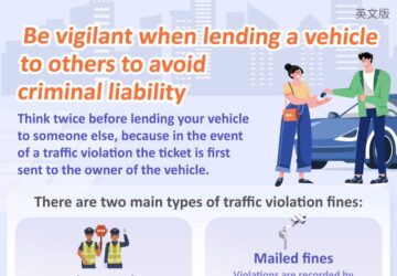 Be vigilant when lending a vehicleto others to avoidcriminal liability