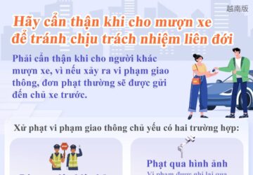 Hãy cẩn thận khi cho mượn xe để tránh chịu trách nhiệm liên đới