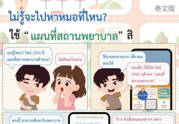 ไม่รู้จะไปหาหมอที่ไหน? ใช้ “แผนที่สถานพยาบาล” สิ