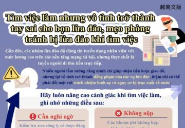 Tìm việc làm nhưng vô tình trở thành tay sai cho bọn lừa đảo, mẹo phòng tránh bị lừa đảo khi tìm việc