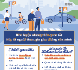 Rèn luyện những thói quen tốt Hãy là người tham gia giao thông văn minh