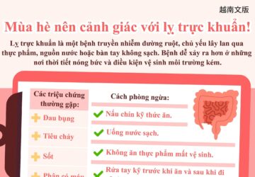 Mùa hè nên cảnh giác với lỵ trực khuẩn!