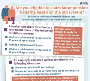Are you eligible to claim labor pension benefits based on the old system?