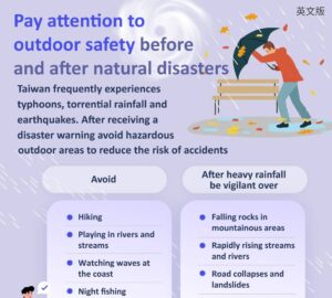 Pay attention to outdoor safety before and after natural disasters
