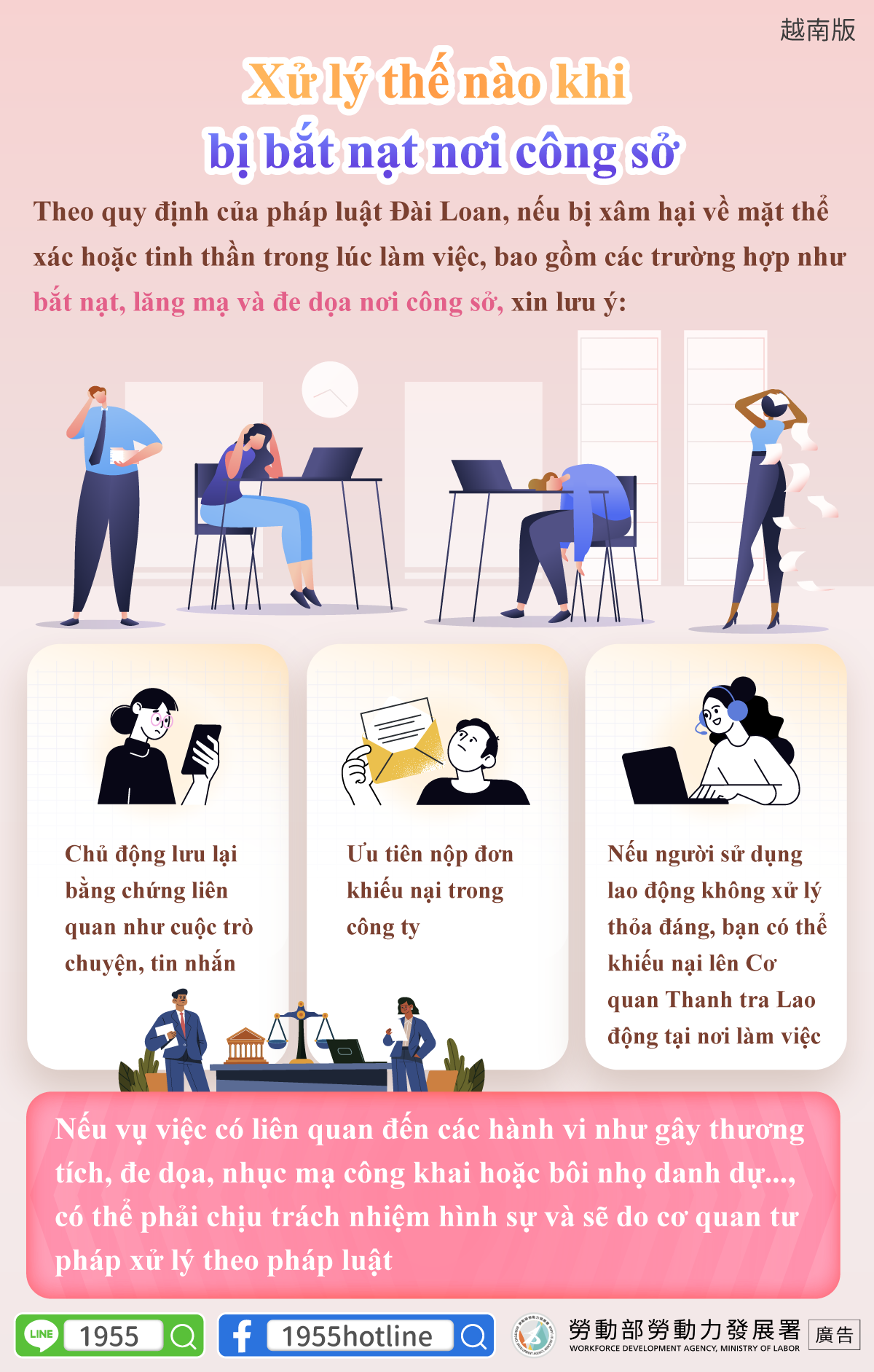 Xử lý thế nào khi bị bắt nạt nơi công sở