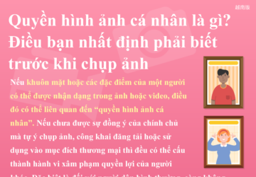 Quyền hình ảnh cá nhân là gì? Điều bạn nhất định phải biết trước khi chụp ảnh