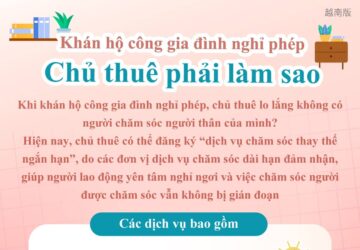 Khán hộ công gia đình nghỉ phép Chủ thuê phải làm sao