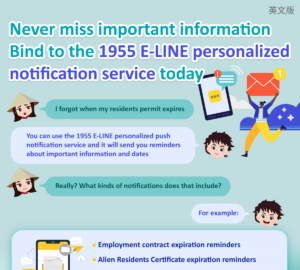 Never miss important information Bind to the 1955 E-LINE personalized notification service today