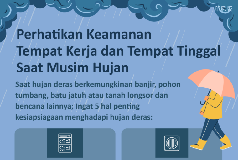 Perhatikan Keamanan Tempat Kerja dan Tempat Tinggal Saat Musim Hujan