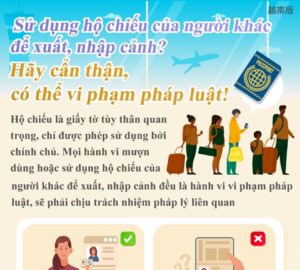 Sử dụng hộ chiếu của người khác để xuất, nhập cảnh? Hãy cẩn thận, có thể vi phạm pháp luật!