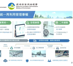 循環法上路業者盼再利用統合管理 兩年內整合法規目前仍依現制申請。 圖/翻攝自環境部直播