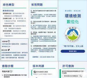 檢驗測定機構電子許可證上路 掃描即可查驗